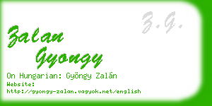 zalan gyongy business card