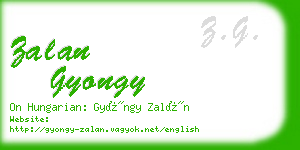 zalan gyongy business card
